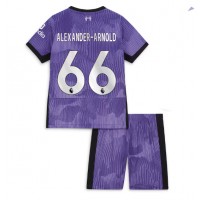 Maglie da calcio Liverpool Alexander-Arnold #66 Terza Maglia Bambino 2023-24 Manica Corta (+ Pantaloni corti)